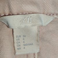 розова дънкова поличка на H&M, снимка 6 - Поли - 41342379