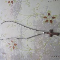 Страхотна верижка верига със стоманен кръст , снимка 7 - Колиета, медальони, синджири - 34780629
