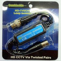 DC600V 100MOhm HD CCTV Video Ground Loop Isolator Twisted Pairs BNC Lightning Protection Video Balun, снимка 1 - Други - 41309832