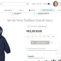 детски гащеризон-космонавт  Ver de Terre Toddlers Overall Navy- 18 месеца , снимка 6 - Бебешки гащеризони - 35904188