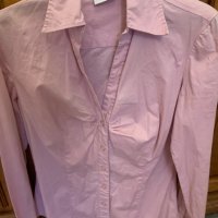 Продавам елегантна риза в розово .  , снимка 3 - Блузи с дълъг ръкав и пуловери - 39932670