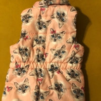H&M Детско елече за момиче на котета, снимка 5 - Детски якета и елеци - 36061234