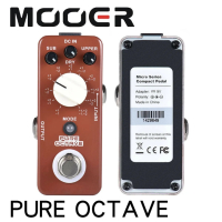 Mooer Pure Octave polyphonic Guitar Effects Pedal - октавер педал чисто нови, снимка 2 - Китари - 44655032