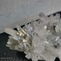 Друза планински кристал, кварц, пирит,галенит, снимка 3 - Други ценни предмети - 44659771