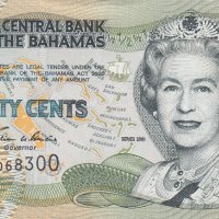 50 цента 2001, Бахамски острови, снимка 1 - Нумизматика и бонистика - 34400043