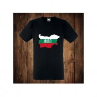 Мъжка патриотична тениска с щампа за ТРЕТИ МАРТ - Трибагреник - 681 год. , снимка 1 - Тениски - 26457590