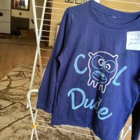 Памучна блуза Dude,№140, снимка 1 - Детски Блузи и туники - 40450294