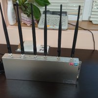 Мощен заглушител, на мобилни телефони, GSM, 3G, 4G, WiFi, до 40m, 220V, снимка 1 - Друга електроника - 42517564