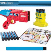 BoomCo DGK65 Dynamag Blaster - Mattel, с шест стрели и мишена , снимка 3 - Други - 35823062