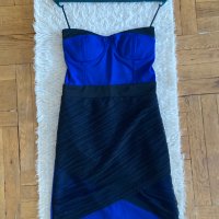 Нова синя мини рокля , снимка 3 - Рокли - 36010300