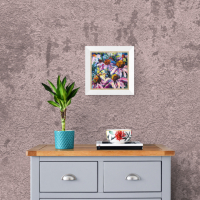 Картина с маслени бои - Летни цветя билки, снимка 6 - Картини - 36350626