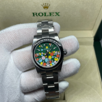 Дамски автоматичен часовник Rolex, снимка 2 - Дамски - 44573379