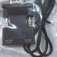 Кабели HDMI към VGA Адаптери Конектори, снимка 6 - Кабели и адаптери - 42701484