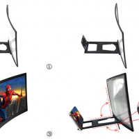 Увеличителен екран за телефон и таблет, 3D TV, екранна лупа, 12 инча, снимка 7 - Фолия, протектори - 36310110