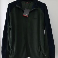 Pierre Cardin - Мъжко поларено горнище с цип Full Zip Fleece, Зелен, размери - L и XL., снимка 3 - Спортни дрехи, екипи - 39605972