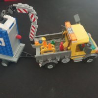 Конструктор Lego City - Сервизен камион и тоалетна кабина ( 60073 ), снимка 1 - Конструктори - 39599167