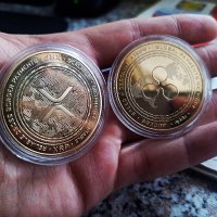 Ripple Coin / Рипъл монета ( XRP ) 2021 - Gold, снимка 4 - Нумизматика и бонистика - 39116009