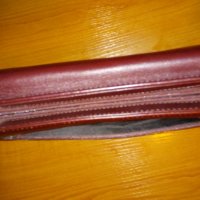 Мъжка чанта за ръка от естествена кожа Нова! марка Mihail бордо с ключалка, снимка 5 - Чанти - 34441227