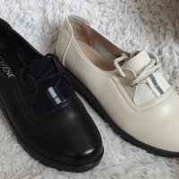 Обувки еко кожа, два цвята, код 71/ББ1/28, снимка 1 - Дамски ежедневни обувки - 42258535