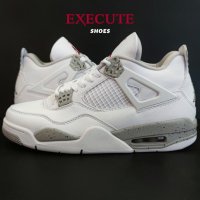 Nike Air Jordan 4 Retro White Oreo Нови Оригинални Обувки Размер 41 Номер Бели , снимка 6 - Кецове - 41681464