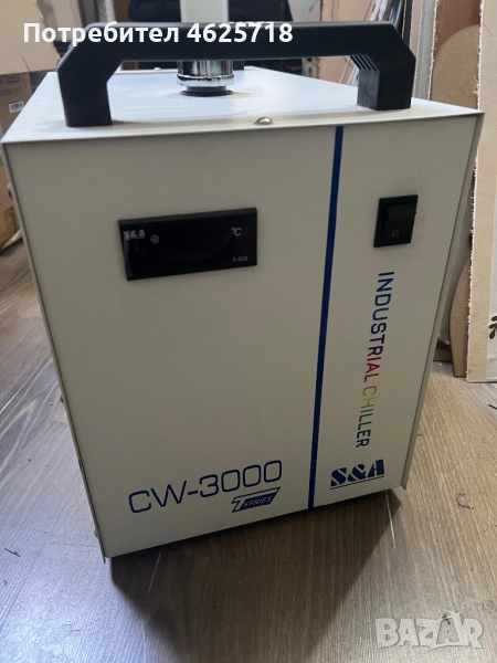 Чилър за охлаждане на CO2 лазер CW-3000, снимка 1