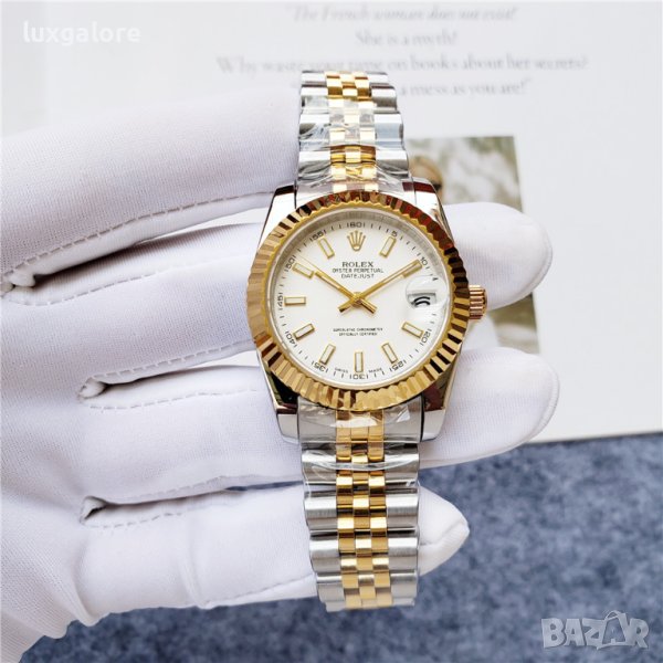 Дамски часовник Rolex Lady-Datejust White Dial с автоматичен механизъм, снимка 1