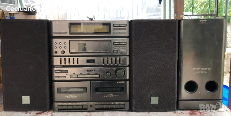Sharp C500Z-сравнително доста голяма аудио система!, снимка 1