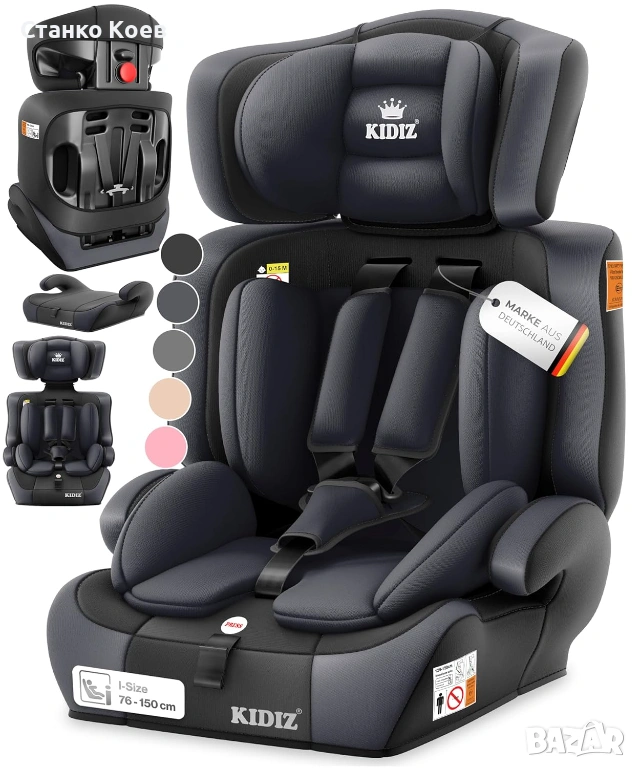 Детско столче за кола, Група 1+2+3, 9-36 кг - Ново, снимка 1