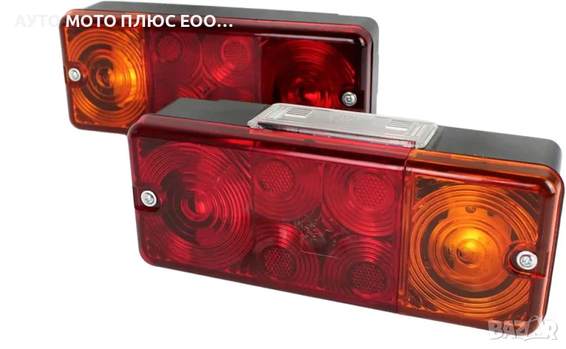 Правоъгълни стопове за ремаркета и камиони 2 броя., снимка 1