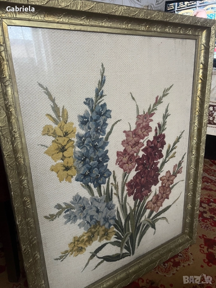 Голяма бродирана картина , снимка 1