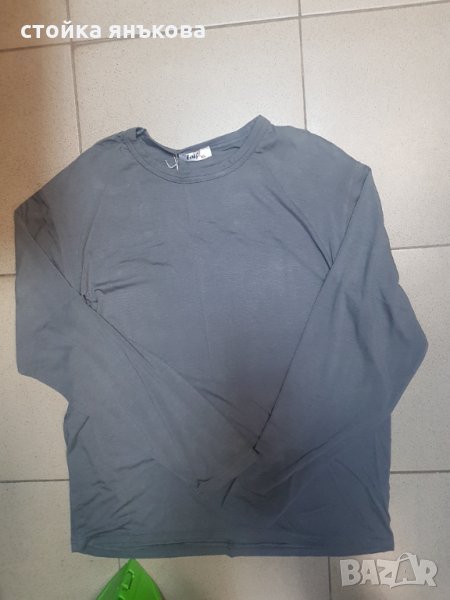 Мъжка еластична сива блуза , снимка 1