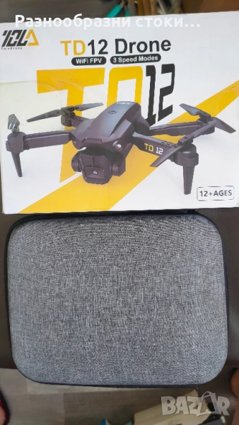 Дрон TD12 с WiFi FPV и 3 скорости , снимка 1