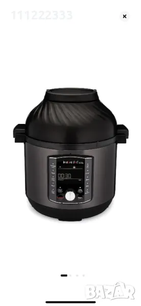 Комбиниран мултикукър с еър фрайър Instant pot два капака, снимка 1