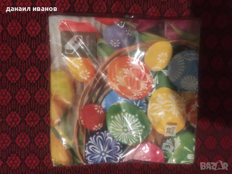 Салфетки великден 20броя-33/33-3пласта, снимка 1