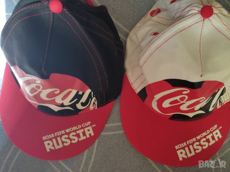 Шапки Coca Cola 2018 Fifa World Cup Russia -2бр., снимка 1