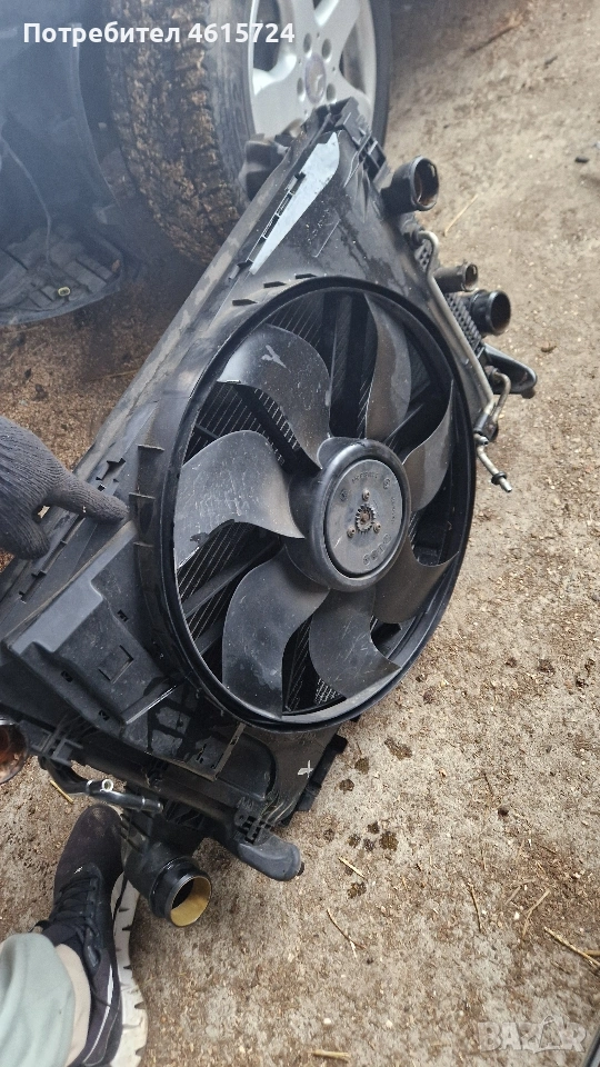 Очиларка с Радиатори Интеркулер Перки Мерцедес w204 2.2 CDI, снимка 1