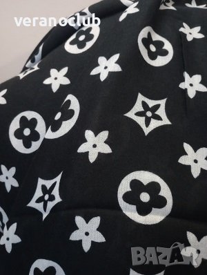 Летен шал Елит Черен, снимка 1