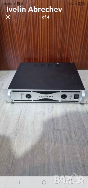 OMNITRONIC P-1500 усилвател,  крайно стъпало , снимка 1