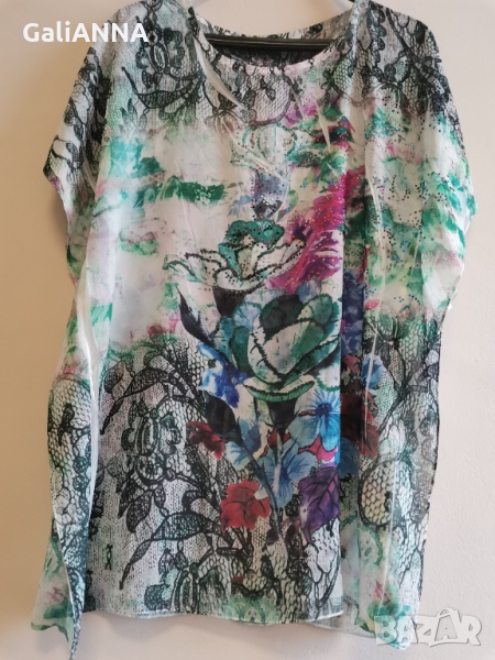 СВЕЖА ТУНИКА В ЕФЕКТНИ ЦВЕТОВЕ  РАЗМЕР XL , снимка 1