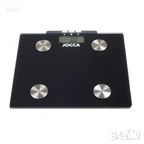 Електронен кантар Jocca - за измерване на тегло и телесни мазнини, снимка 1
