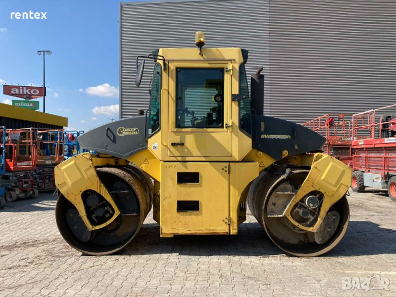Валяк - двубандажен 12000кг Bomag BW174 ПОД НАЕМ от Рентекс, снимка 1