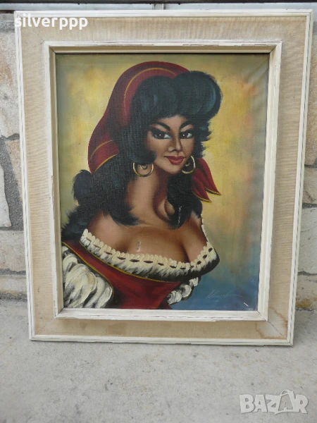  Картина - испанска циганка , снимка 1