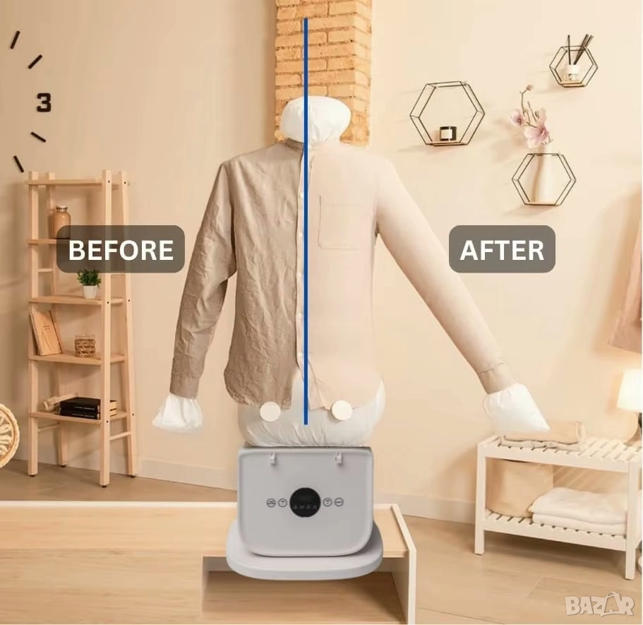 Революционен уред за сушене и гладене на дрехи и обувки, Спестява време и усилия!, снимка 1