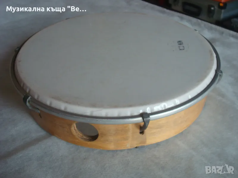 Дайре дървено с кожа, снимка 1