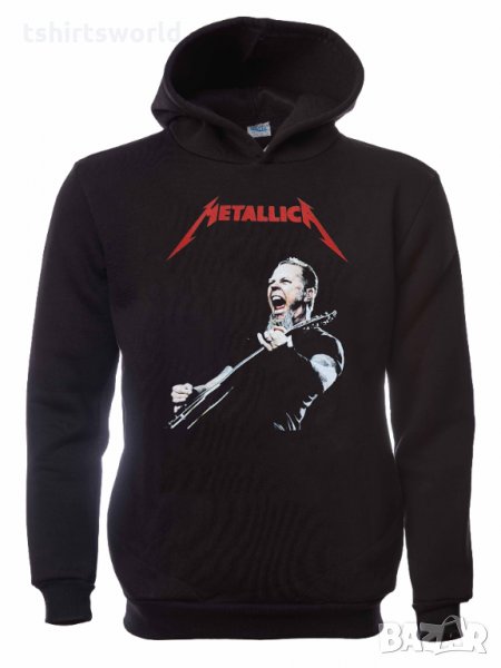 Нов детски суичър с дигитален печат на музикалната група Metallica (Металика), снимка 1