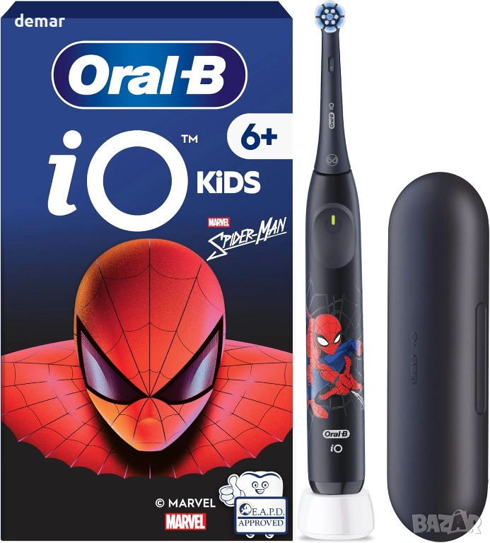 Електрическа четка за зъби Oral-B iO Kids Marvel Spiderman,3 режима,6+, снимка 1