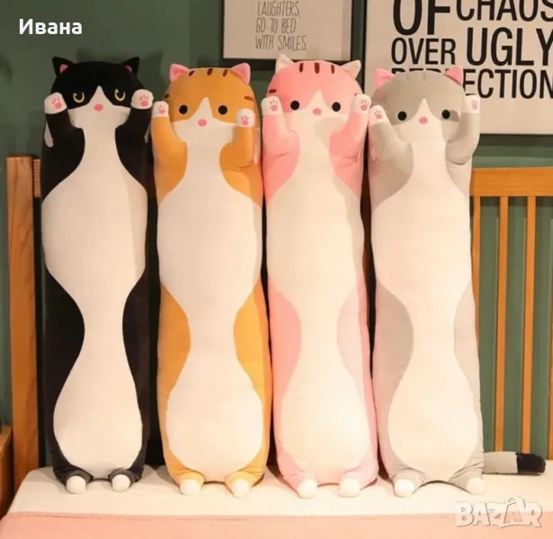Плюшена котка Възглавница, Плюшено коте възглавница, снимка 1