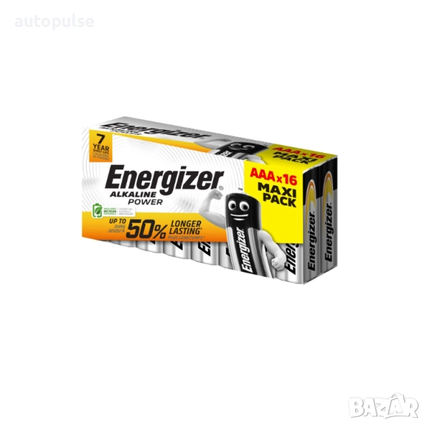 Батерии Energizer Alkaline Power AAA 16 бр., снимка 1