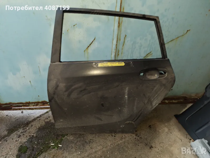 Toyota Verso 2009г задна Лява врата, снимка 1