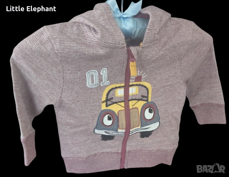 Суитчер училищен автобус за момченце на 12-18 мес,колекция"School",Англия/нов , снимка 1